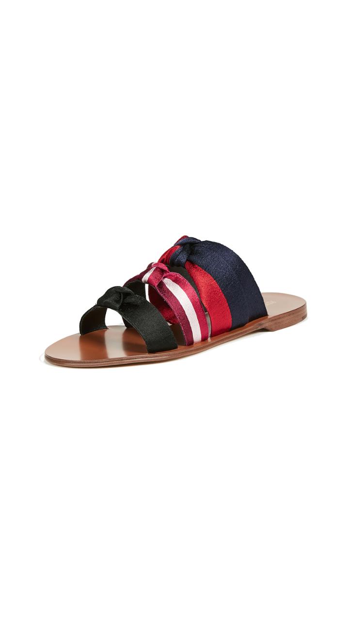 Diane Von Furstenberg Bree Bow Slides
