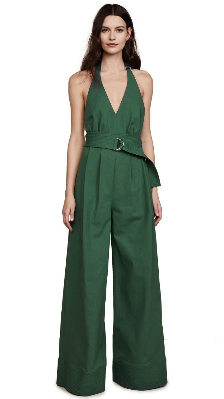 Adam Lippes Halter Jumpsuit