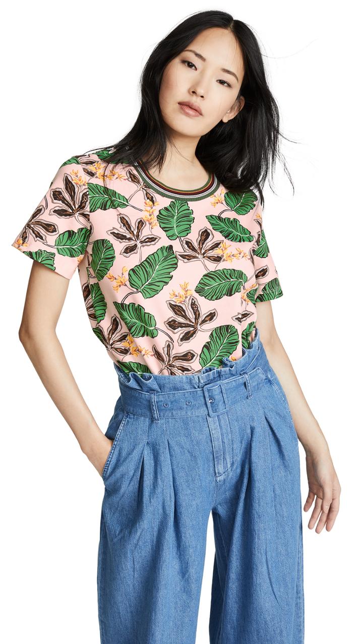 3 1 Phillip Lim Floral Printed T Shirt