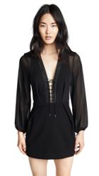 Dion Lee Sheer Solid Lacing Dress