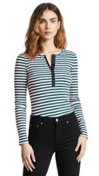 Rag Bone Jean Halifax Ribbed Henley