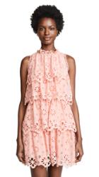 Red Carter In Stitches Smocked Bandeau Top