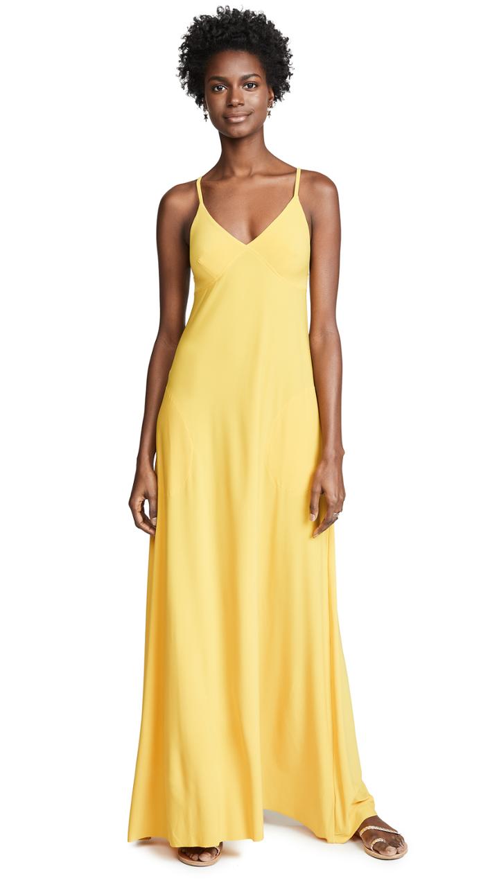 Norma Kamali A Line Slip Dress