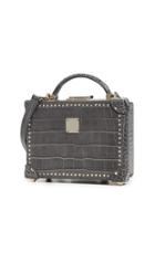 Mcm Berlin Embossed Croco Small Crossbody Bag