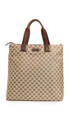 What Goes Around Comes Around Gucci Gg Canvas Tote Previously Owned 