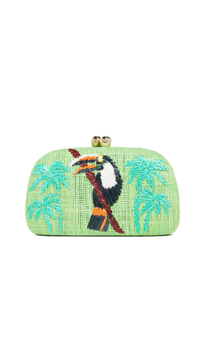 Serpui Marie Mia Toucan Clutch