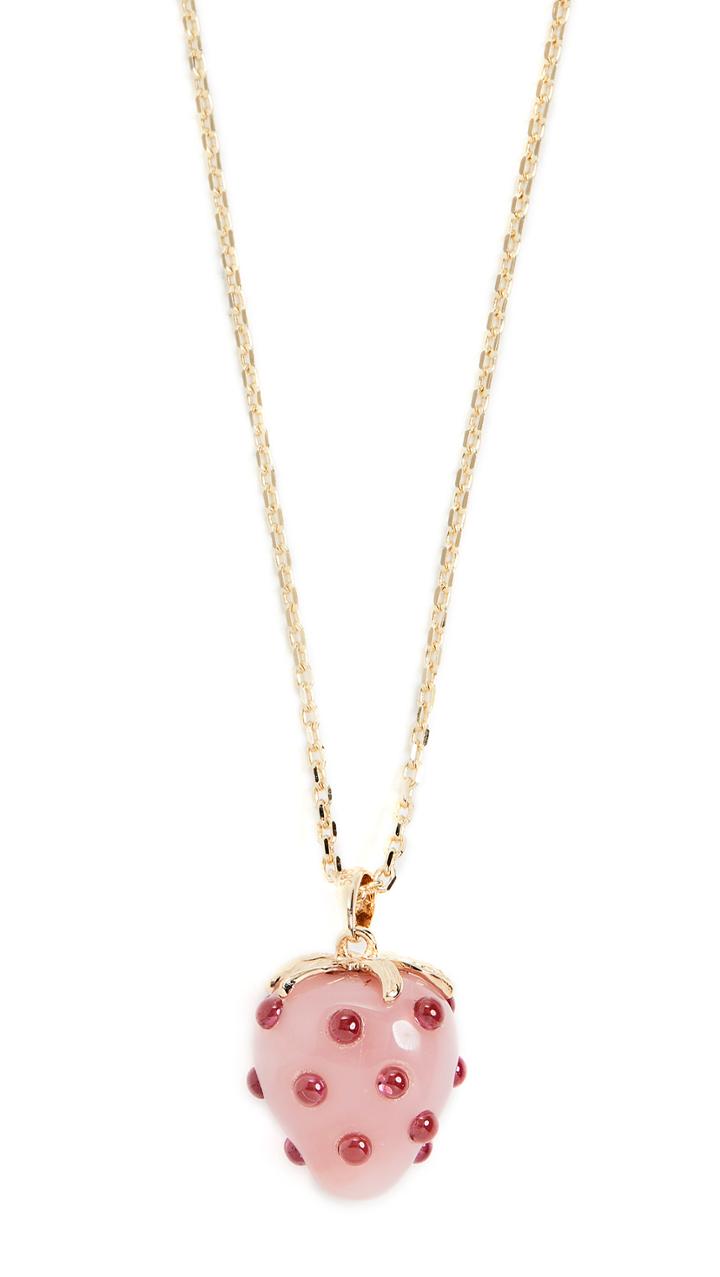 Ariel Gordon Jewelry 14k Strawberry Opal Pendant Necklace
