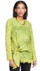 Marques Almeida Long Sleeve Knot Top