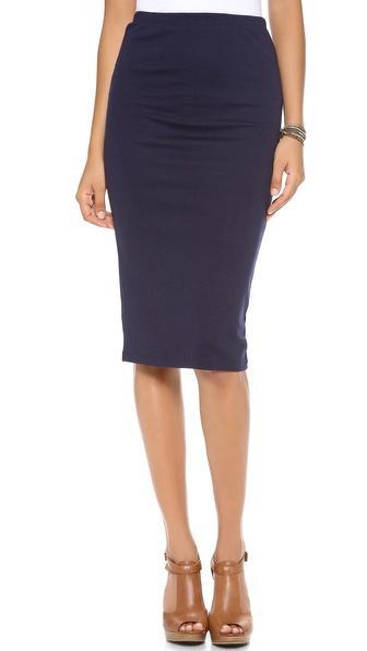 Bb Dakota Yvette Pencil Skirt - Navy