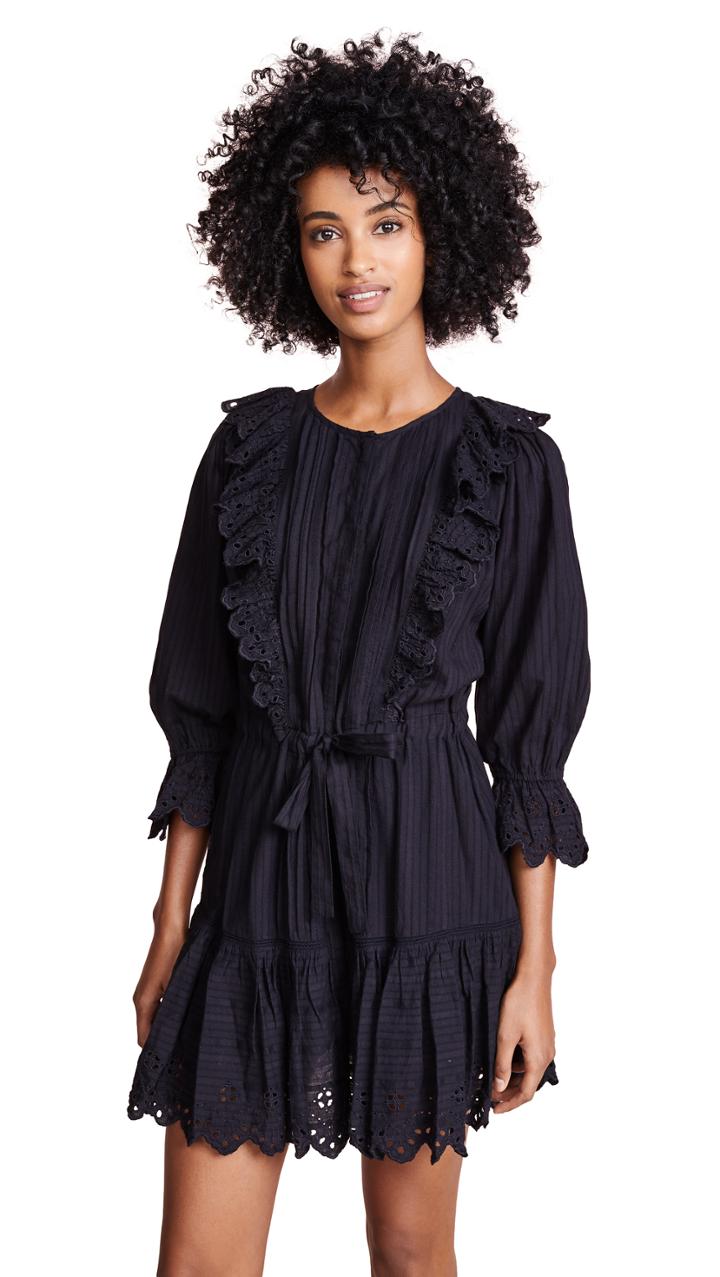 La Vie Rebecca Taylor Satin Stripe Dress