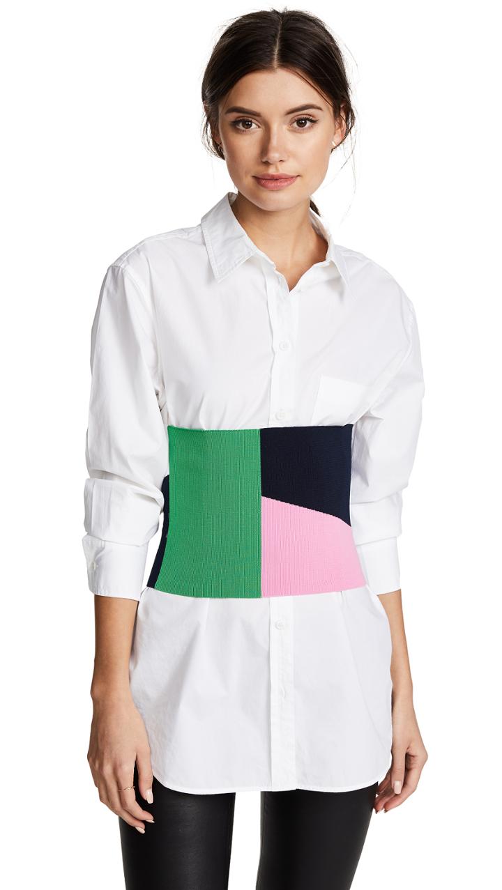 Tibi Knit Tube Waist Corset
