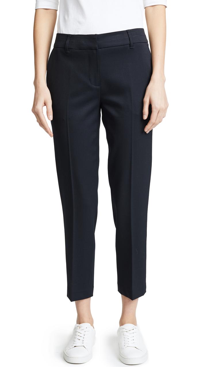 Jason Wu Grey Cigarette Pants With Top Stitch Detail