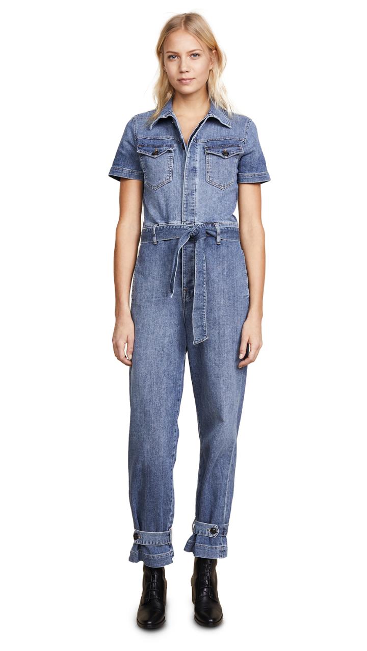Frame Le Pleated Jumpsuit