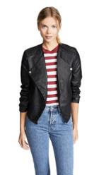 Bb Dakota Jack By Bb Dakota One More Time Drape Front Vegan Leather Jacket