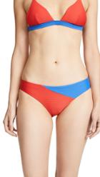 Onia Danni Colorblock Bikini Top