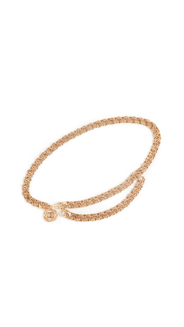 What Goes Around Comes Around Chanel Gold Cc Circle Chain Belt