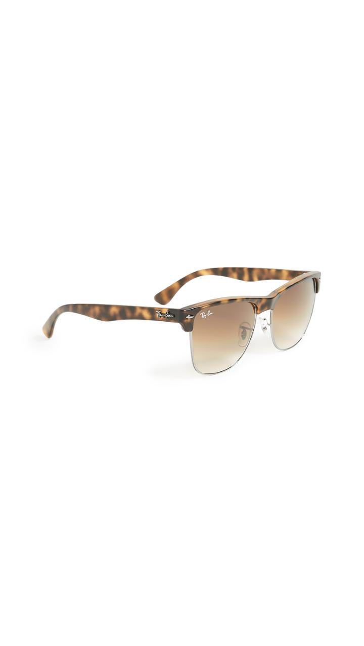 Ray Ban Rb4175 Oversized Clubmaster Sunglasses