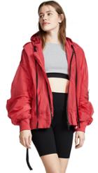 Unravel Project Organza Hybrid Bomber Jacket