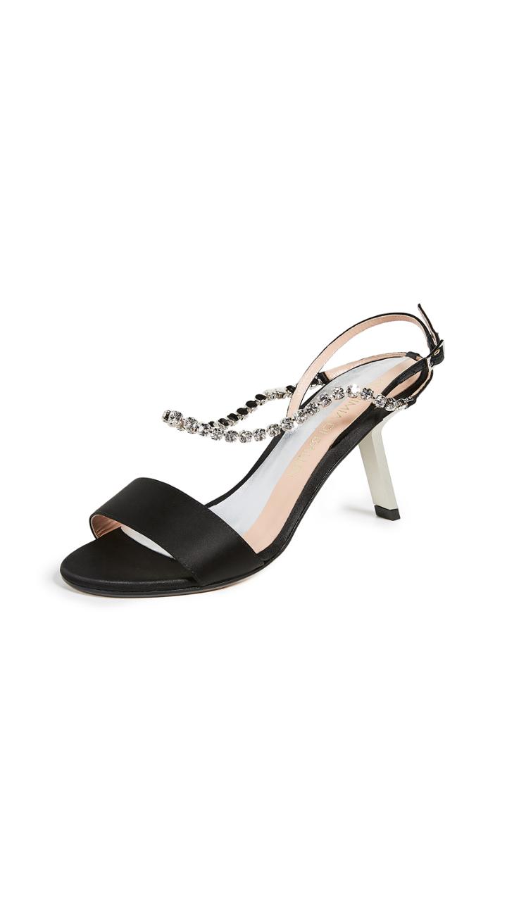 Alchimia Di Ballin Satin Strass Sandals