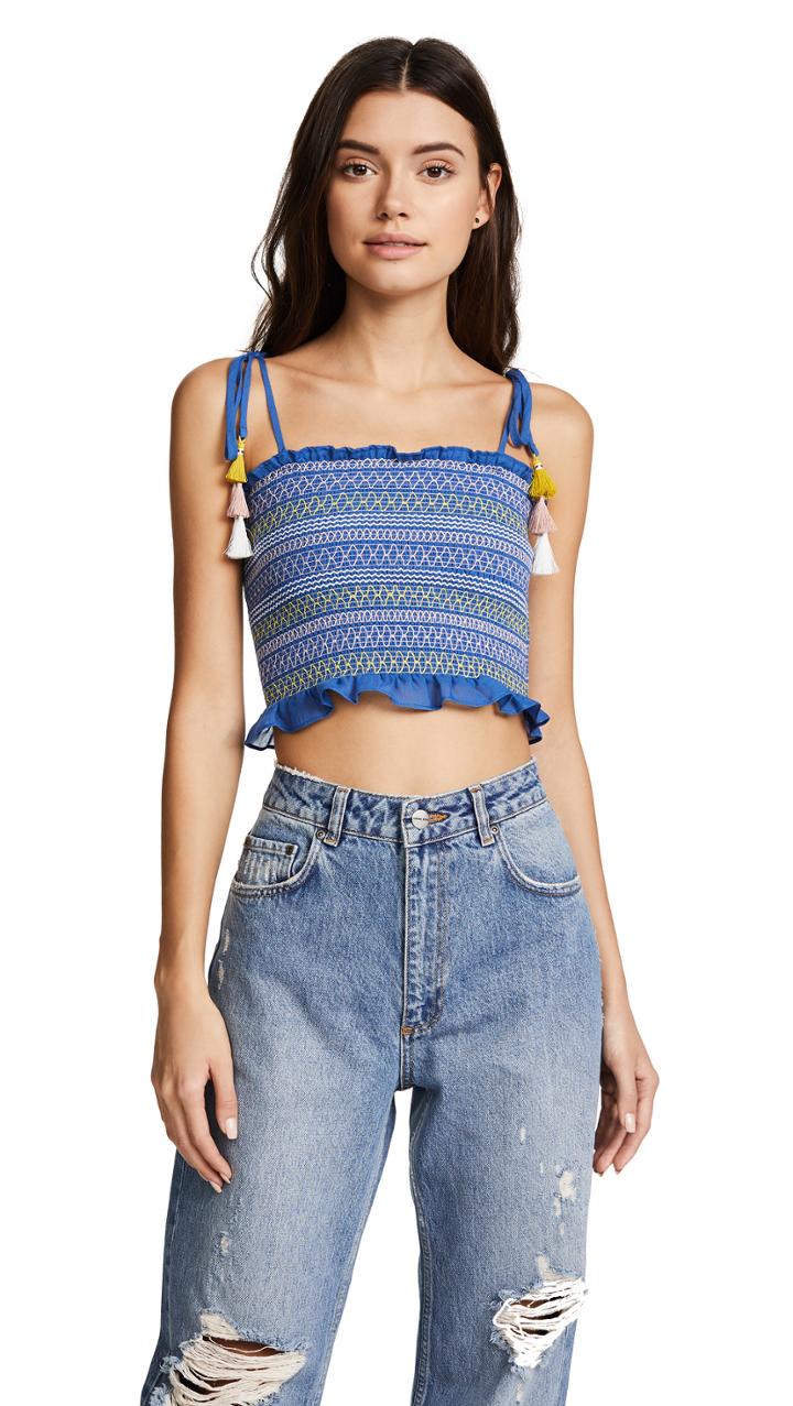 Red Carter Lima Top