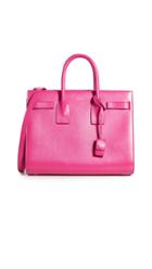 What Goes Around Comes Around Ysl Pink Calf Sacdejour Small