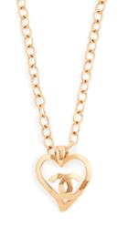 What Goes Around Comes Around Chanel Open Heart Necklace