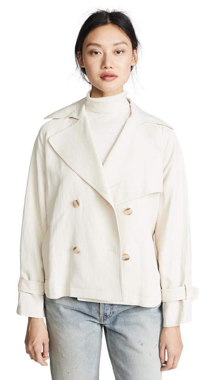 Vince Cropped Trench Coat