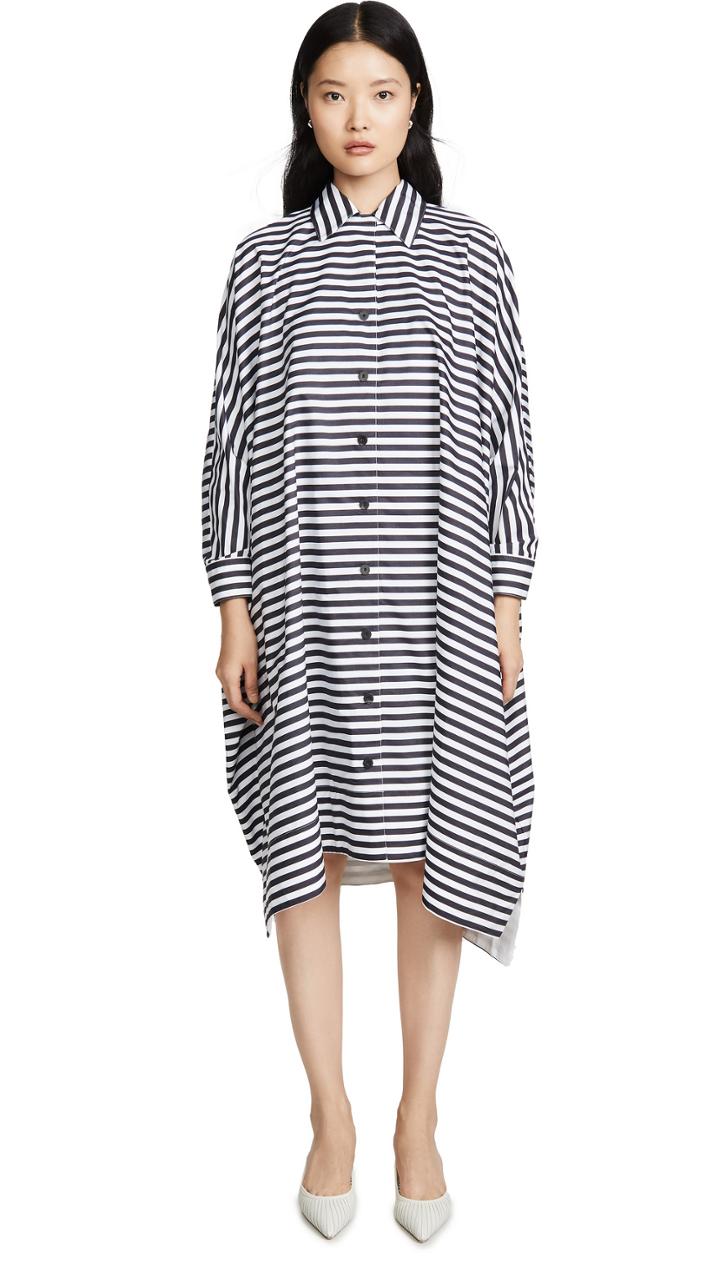 Rosetta Getty Oversized Caftan Shirtdress