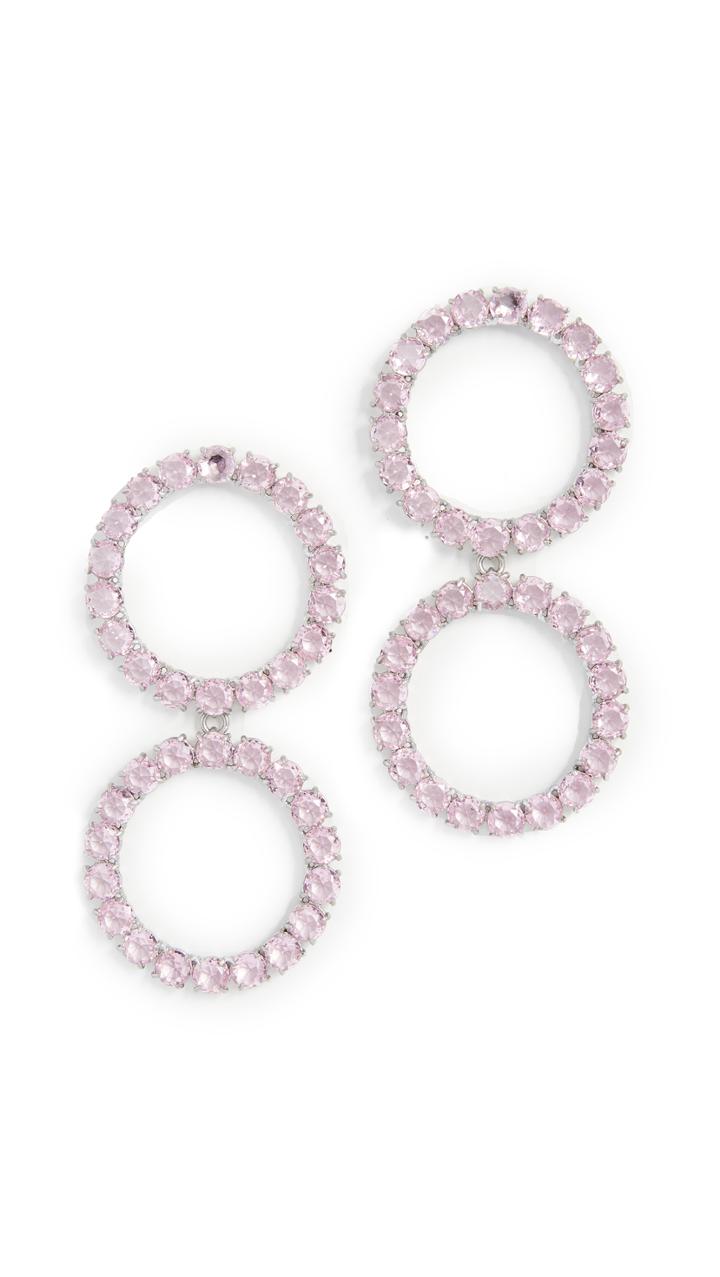 For Love Lemons Crystal Ball Earrings