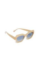 Ganni Square Sunglasses