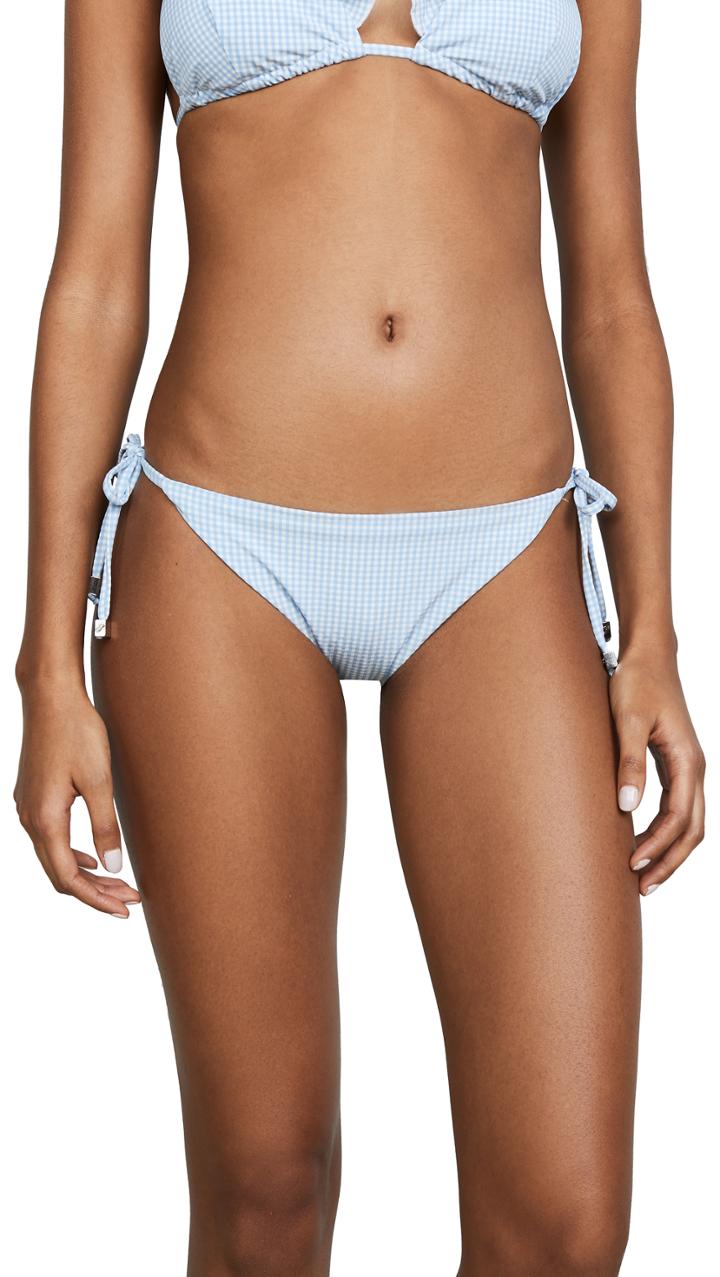 Shoshanna Mini Gingham Clean Triangle Bottoms