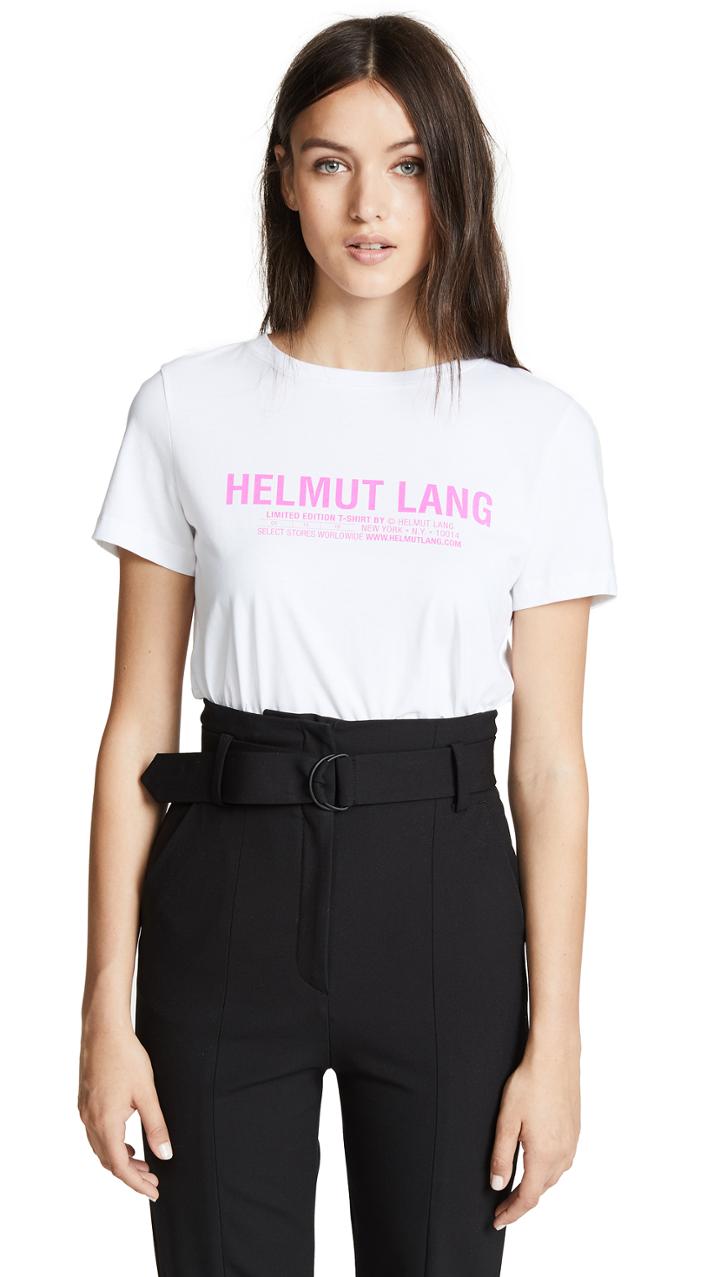 Helmut Lang Logo Tee