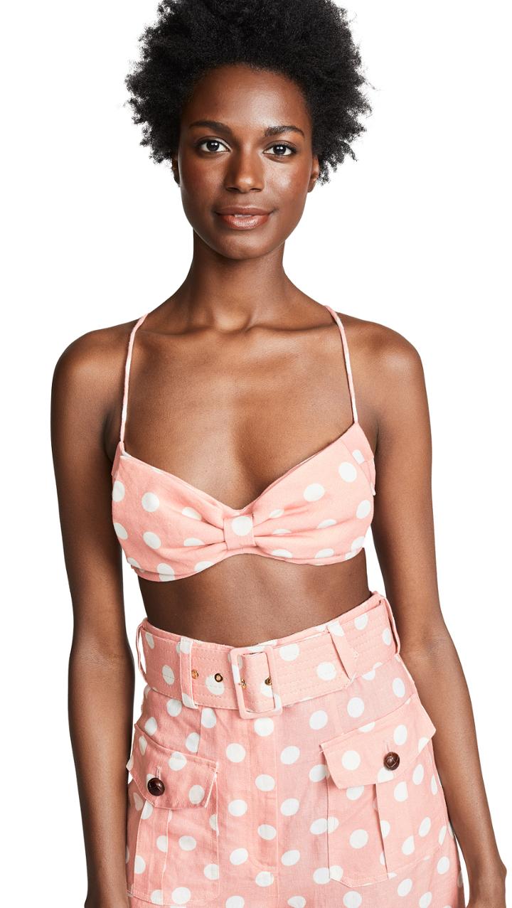 Zimmermann Corsage Tie Bra
