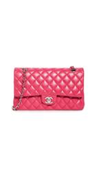 What Goes Around Comes Around Chanel Pink Lambskin 2 55 10 Flap Bag 