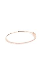 Shay 18k Essential Single Row Half Diamond Bangle