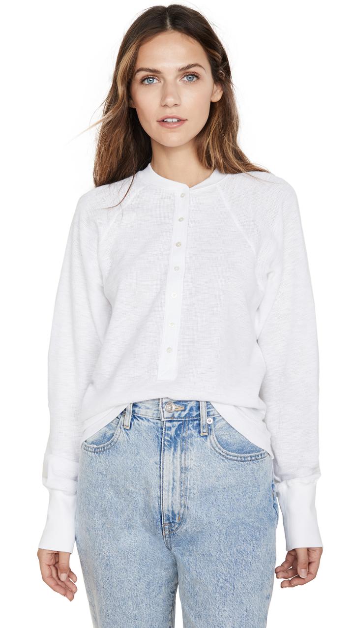 Marissa Webb So Uptight Thermal Henley