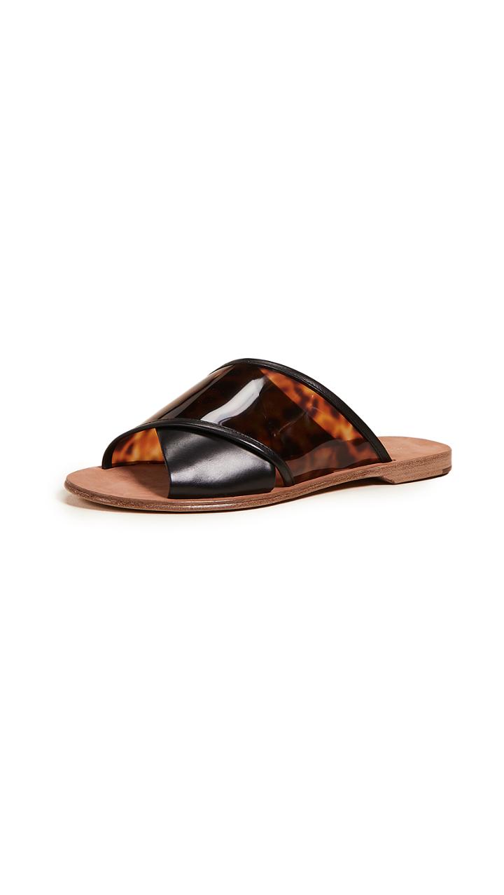 Diane Von Furstenberg Bailie 4 Crisscross Slides