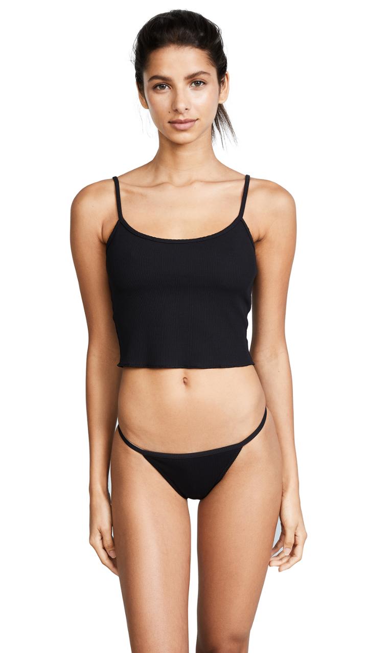 Solid Striped The Nicole Rib Top