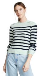 Barrie Striped Cashmere Sweater
