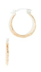 Odette New York Ridge Hoop Earrings