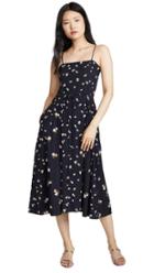 Vince Mixed Ditzy Hibiscus Dress