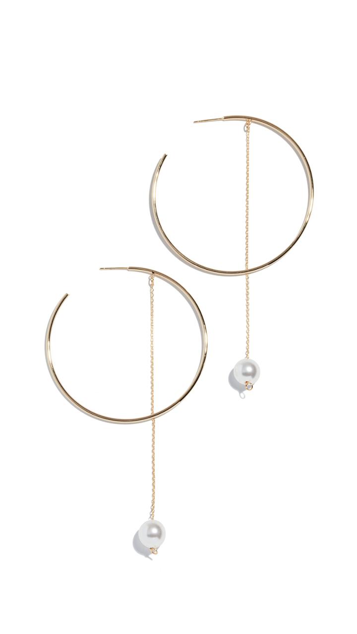 Cloverpost Twirl Hoop Earrings