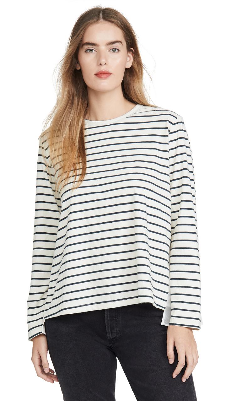 Clu Stripe Shirt With Paneled Back