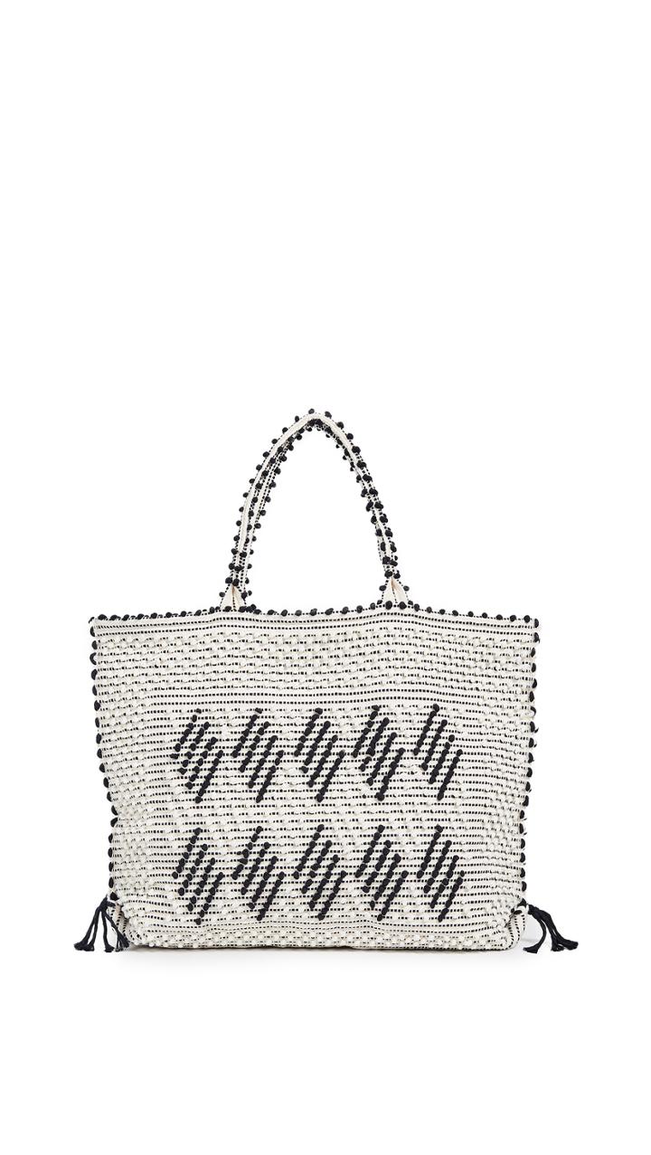 Antonello Large Capriccioli Zig Zag Tote