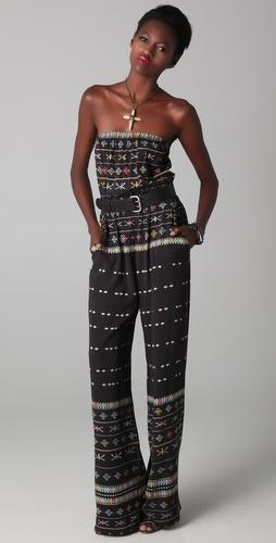 Twelfth St. By Cynthia Vincent Strapless Resort Jumpsuit