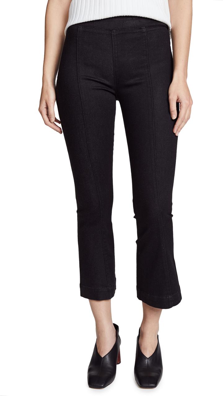 Helmut Lang Crop Flare Leggings