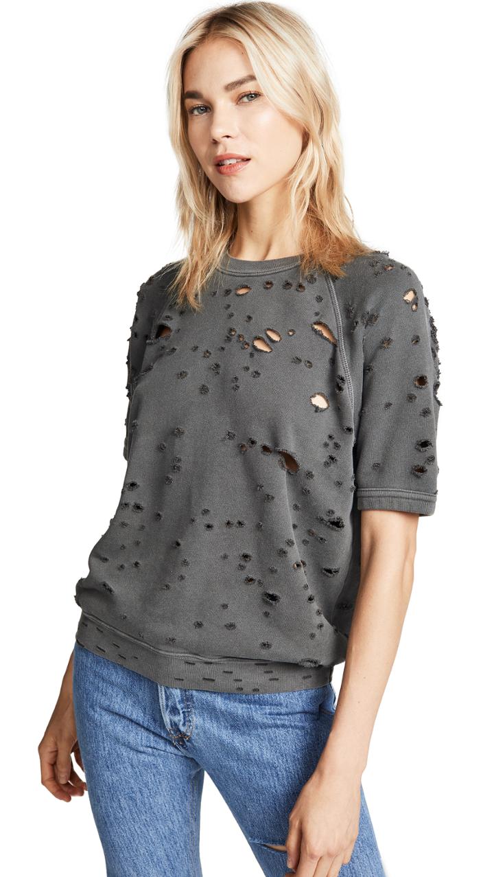 Nsf Lucas Distressed Sweatshirt