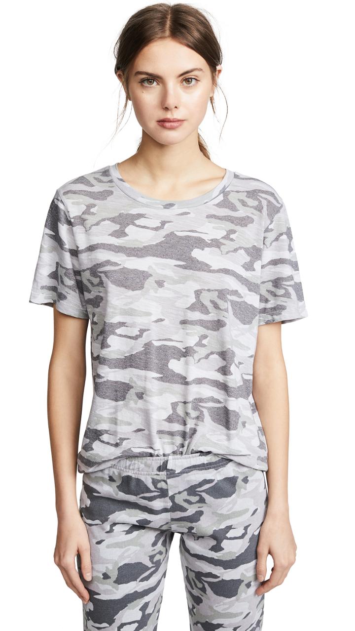 Monrow Tie Back Long Sleeve Top