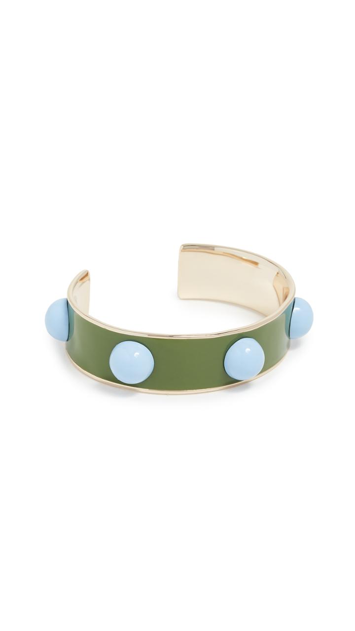 Tory Burch Enamel Stud Cuff