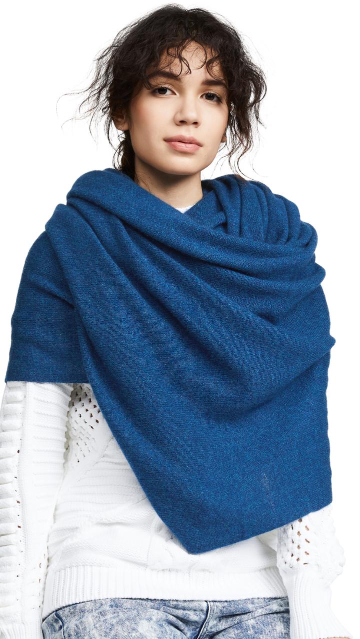 White Warren Travel Wrap Cashmere Scarf